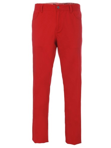 Spodnie czerwone Punk,  materiałowe